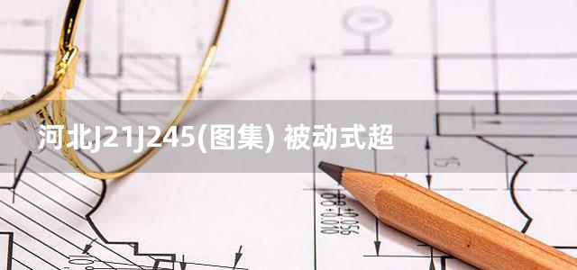 河北J21J245(图集) 被动式超低能耗建筑节能构造(三) 现浇混凝土点连式双挂网内置保温构造